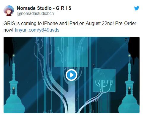 幻想动作冒险游戏《GRIS》宣布将推出iOS版